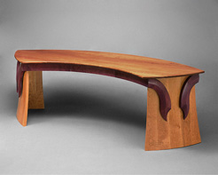 Curved Cherry Desk