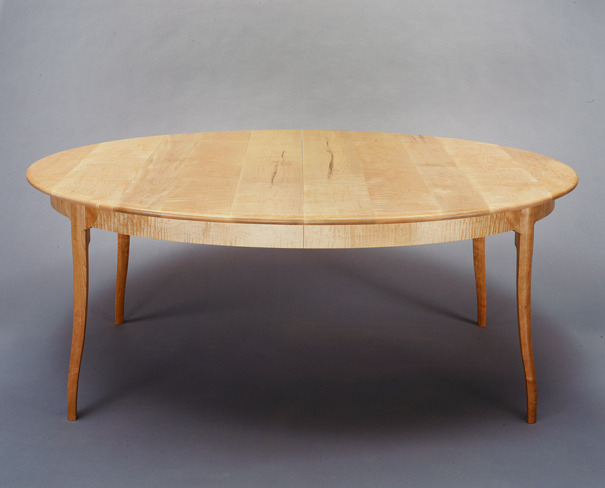 Curly Maple and Cherry Dining Table