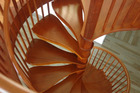 Mahogany Spiral Staircase